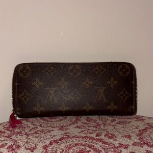 Louis Vuitton Dark Brown Monogram Zip Wallet